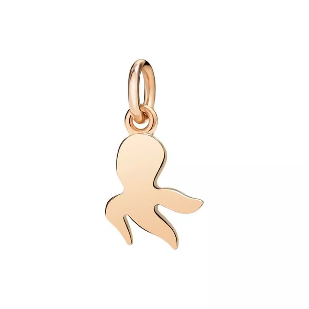 Dodo ciondolo polpo oro rosa