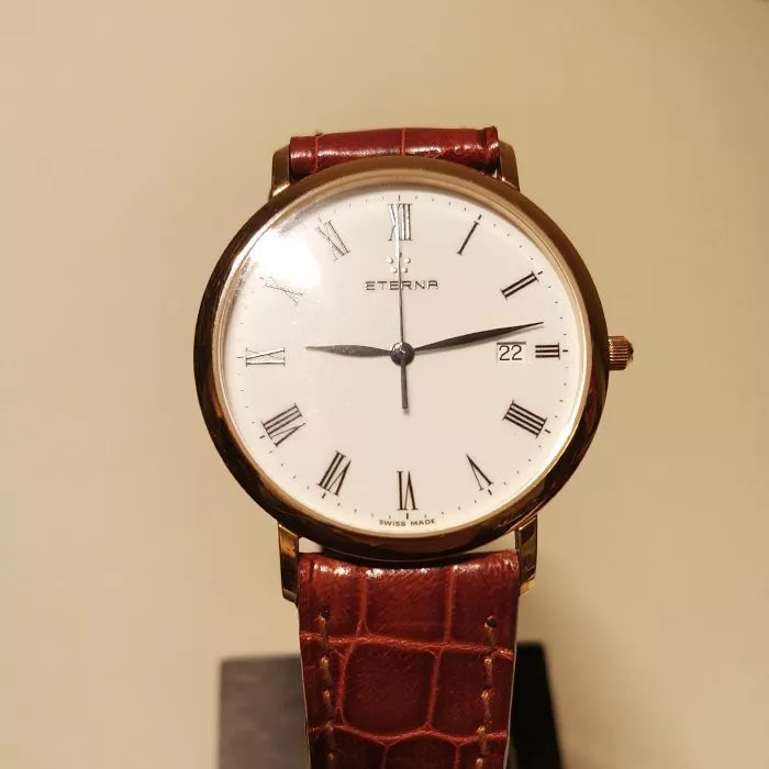Orologio Eterna Quadrante Bianco Numeri Romani