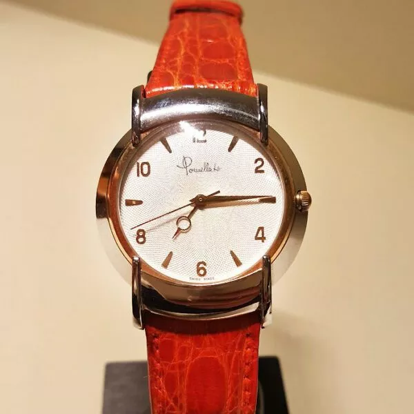 Orologio POMELLATO con Cinturino Marrone in Pelle di Coccodrillo