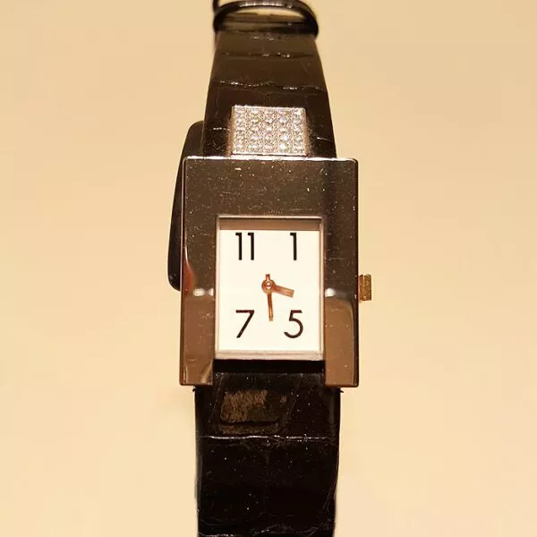 Orologio POMELLATO - Stress con Cassa color Oro e Cinturino Scuro in Pelle