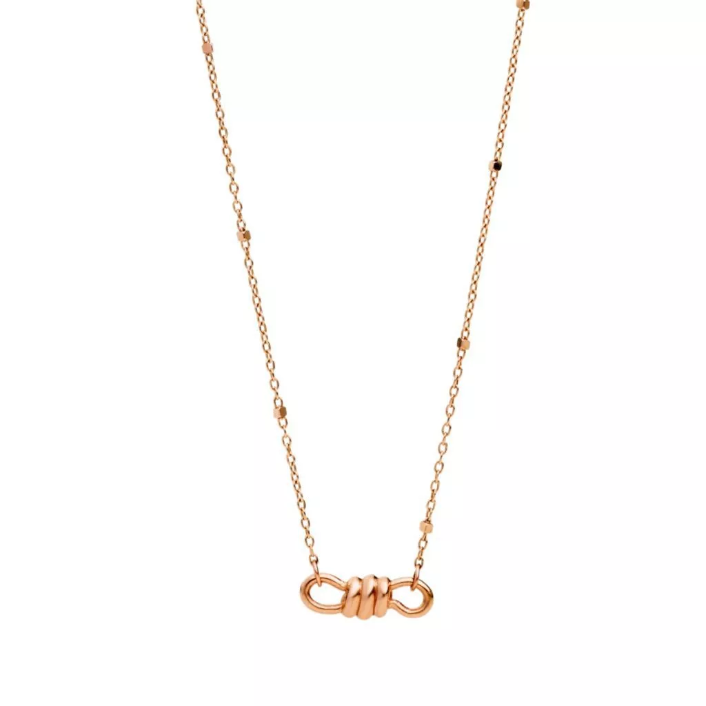 Dodo choker nodo oro rosa