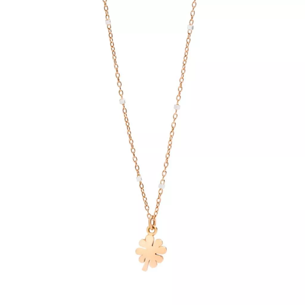 Dodo collana mini quadrifoglio