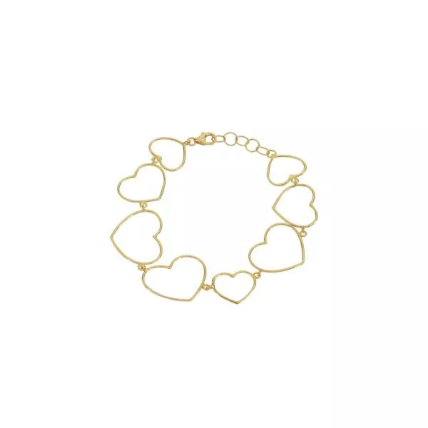 Bracciale Marco Gerbella con Cuori di Diverse Misure