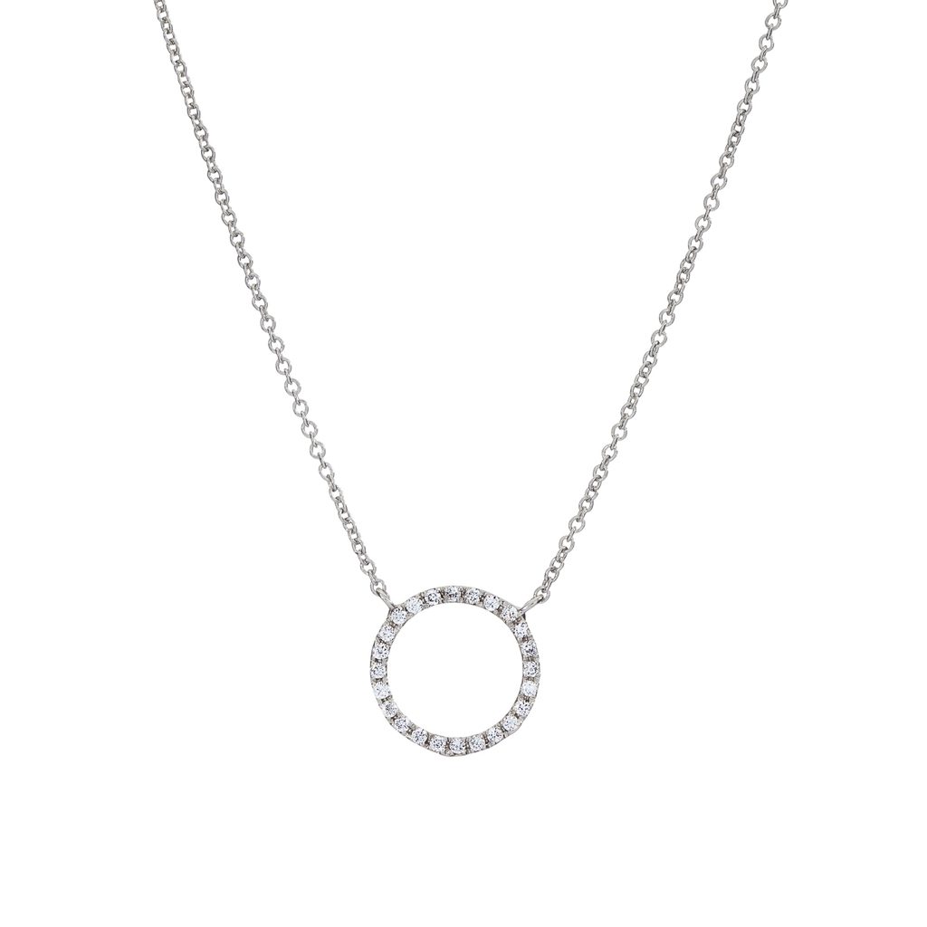 Collana Donna Con Lettera Iniziale A Bolla - Oro/Argento, Lunghezza Regolabile 45+5 Cm