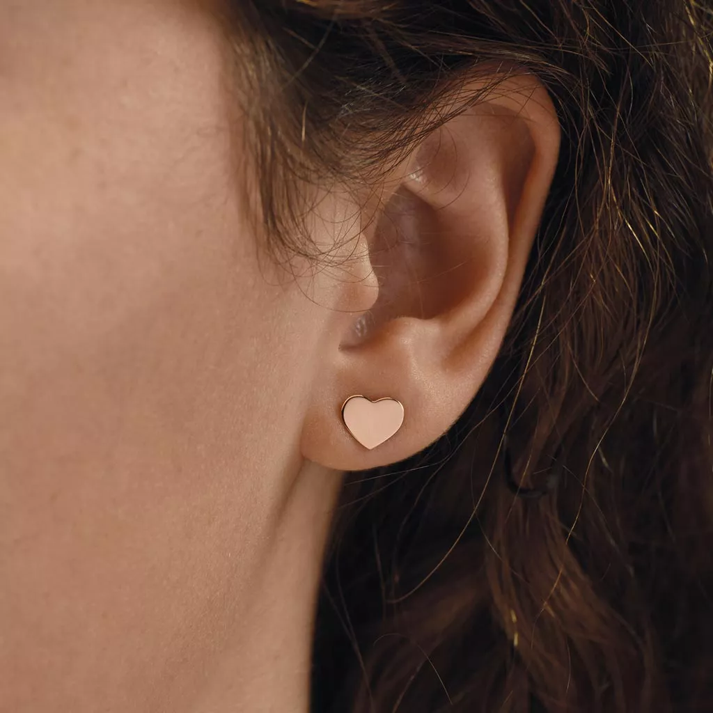 Orecchini Marco Gerbella con Cuore a Lastra - immagine 3