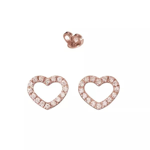 Orecchini Marco Gerbella con Cuore e Diamanti