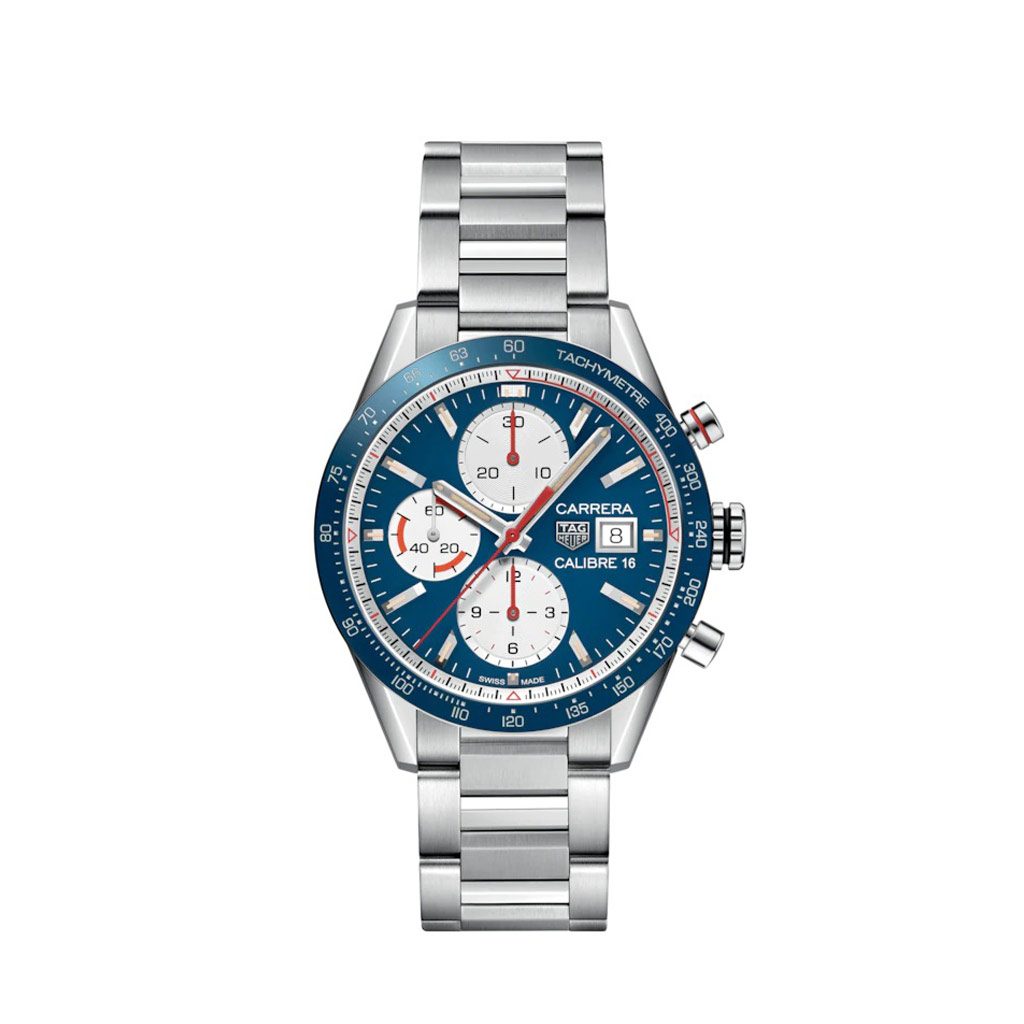 Orologio Tag Heuer Carrera con Cassa e Bracciale in Acciaio - Dobner