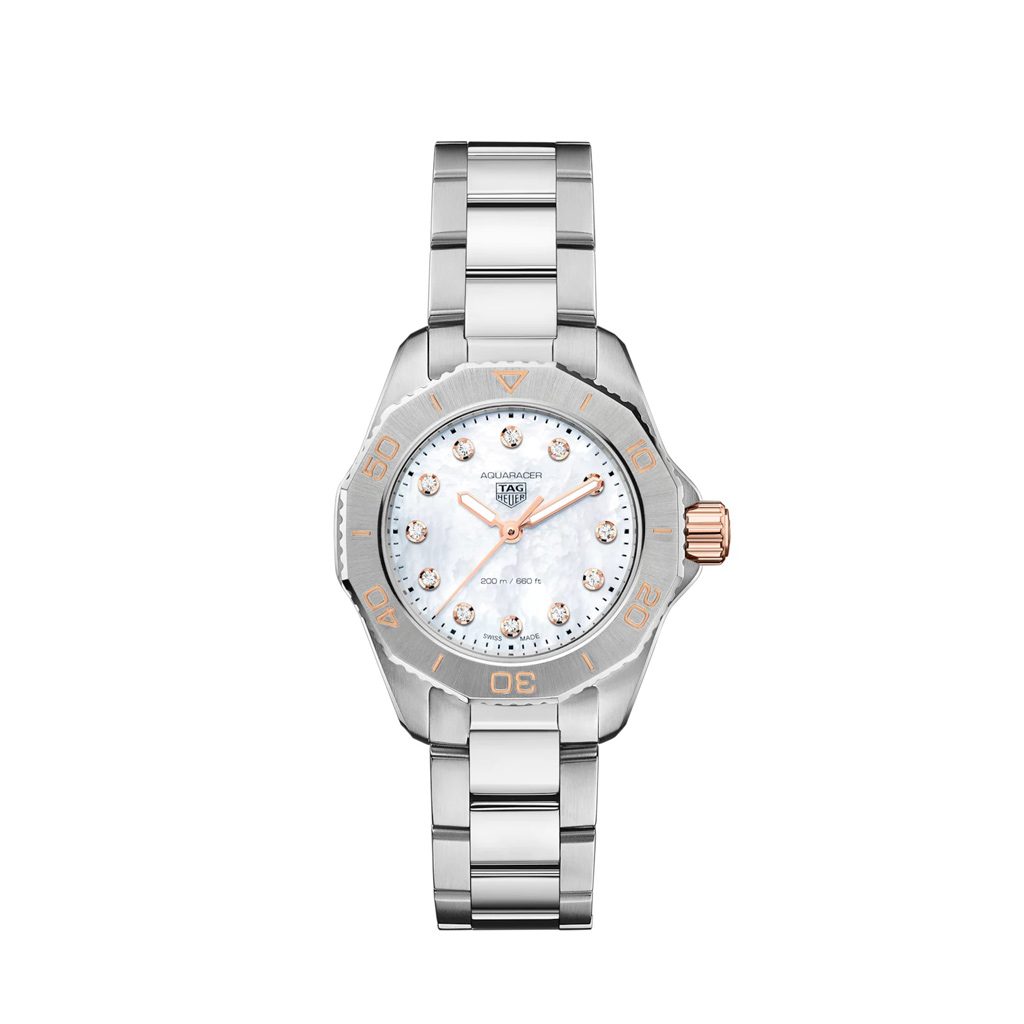 Orologio Tag Heuer Aquaracer Professional 200 con Cassa in Acciaio e Oro  Rosa - Dobner