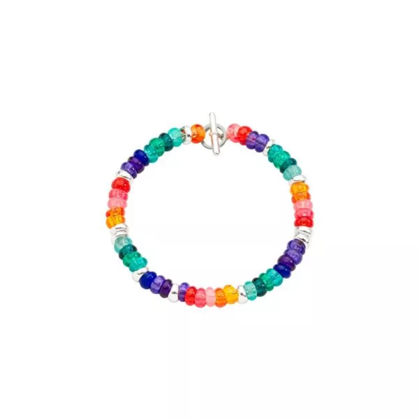 Bracciale Dodo Rondelle Arcobaleno