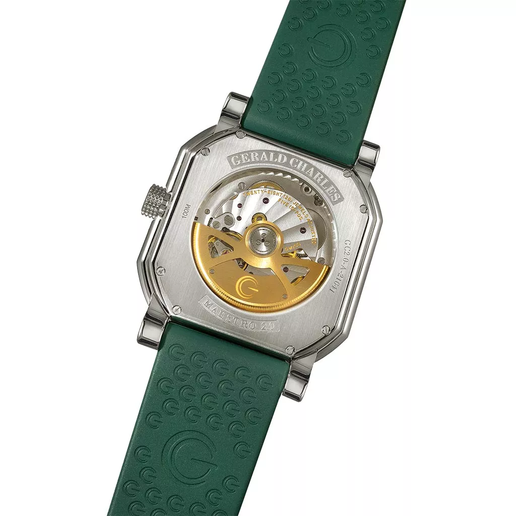 Orologio Gerald Charles Maestro 2.0 Ultrasottile con Quadrante Verde - immagine 2