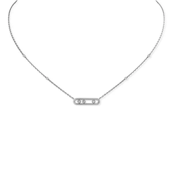 Collana Messika Baby Move in Oro Bianco
