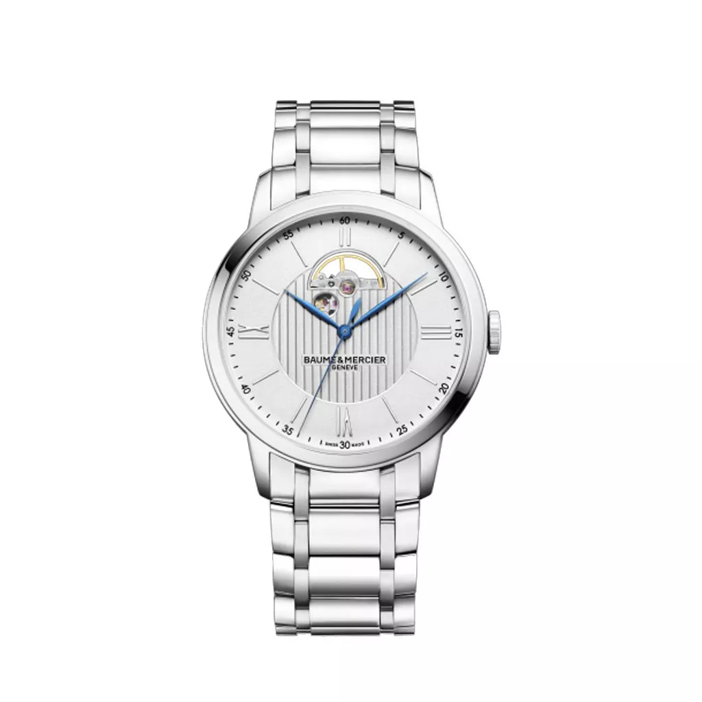 Orologio Baume & Mercier Classima con Cassa e Bracciale in Acciaio con Bilanciere