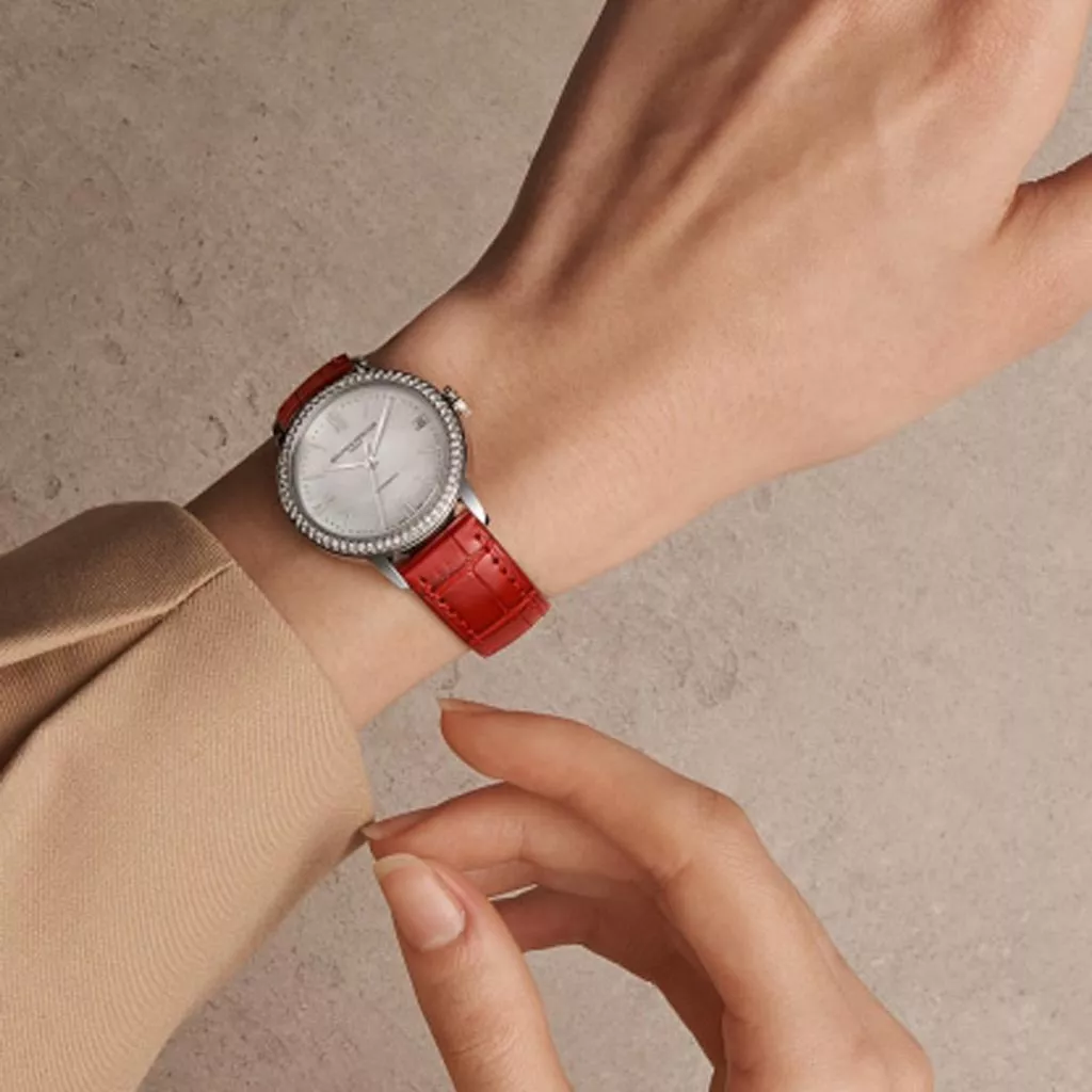 Orologio Baume & Mercier Classima Lady con Cassa in Acciaio e Diamanti con Cinturino in Pelle - immagine 2