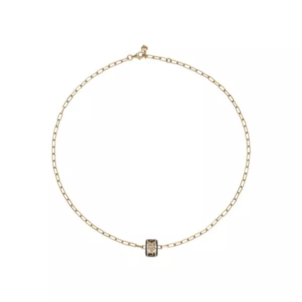 Collana Chantecler Carousèl con Smalto Nero