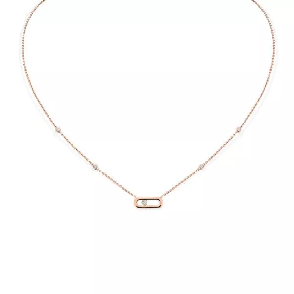 Collana Messika Move Uno in Oro Rosa