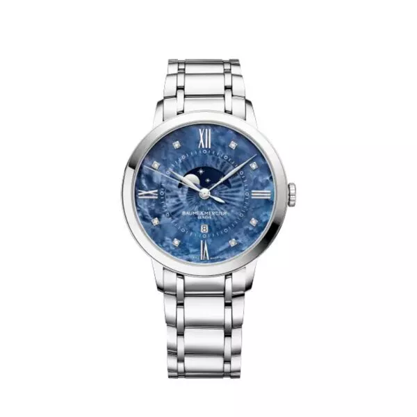 Orologio Baume & Mercier Classima Lady in Acciaio con Quadrante in Madreperla Blu