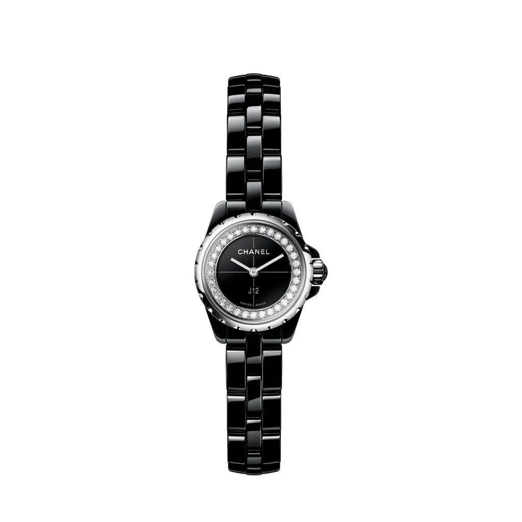 Orologio Chanel J12 XS in Acciaio e Ceramica Nera