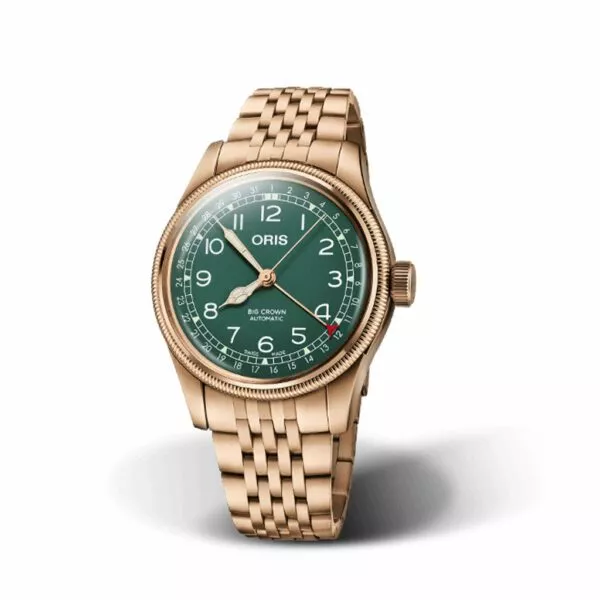 Orologio Oris Big Crown Bronze Pointer Date con Quadrante Verde