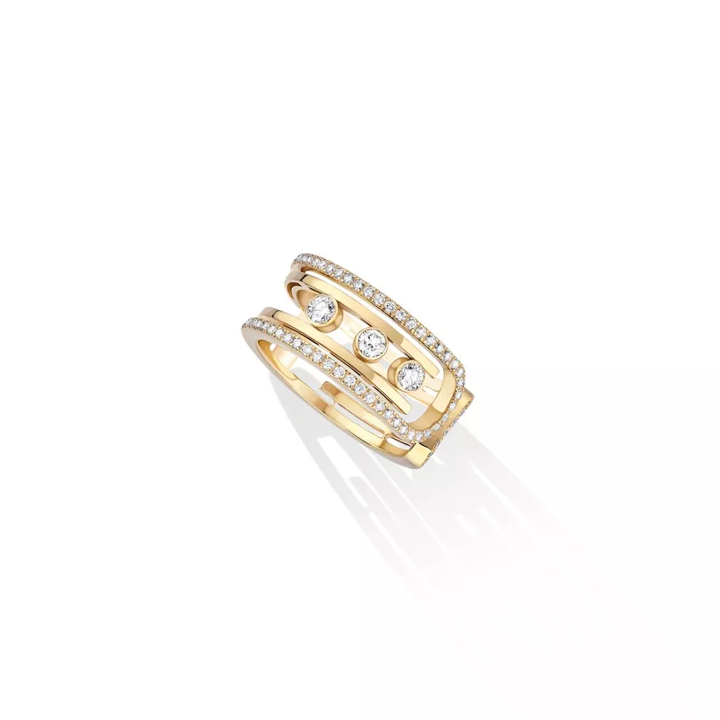 Anello Messika Move 10th in Oro Giallo
