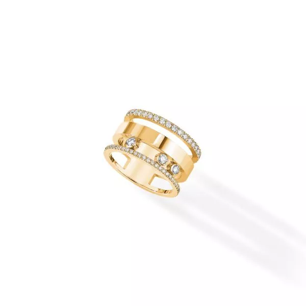 Anello Messika Move Romane GM in Oro Giallo