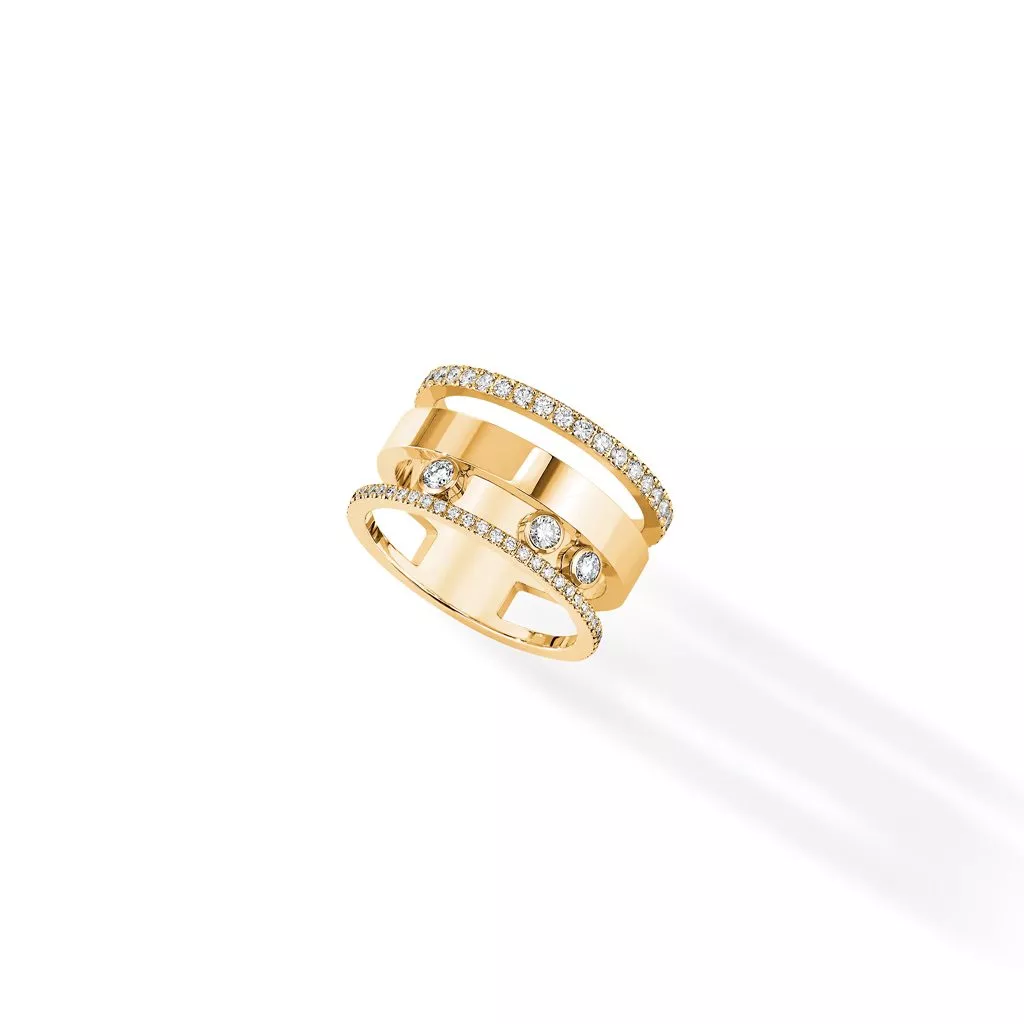 Anello Messika Move Romane GM in Oro Giallo