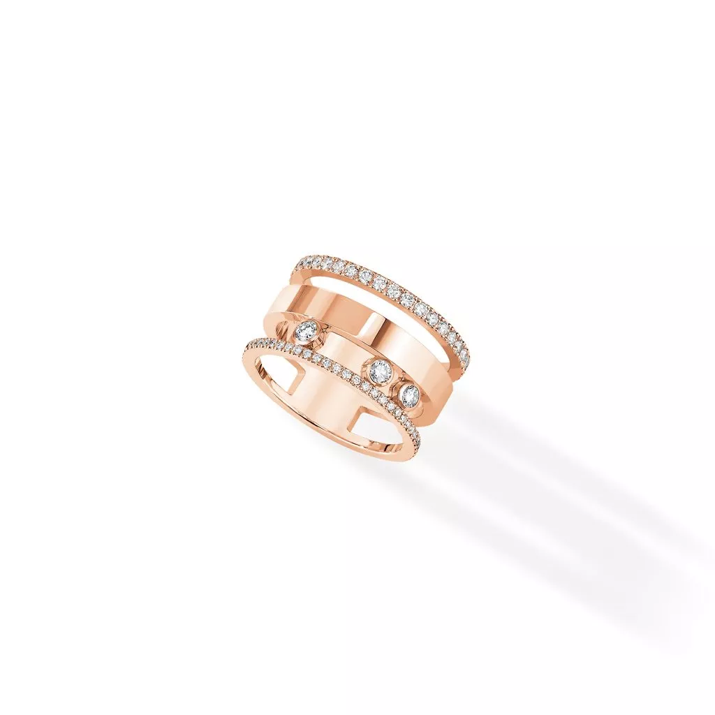 Anello Messika Move Romane GM in Oro Rosa
