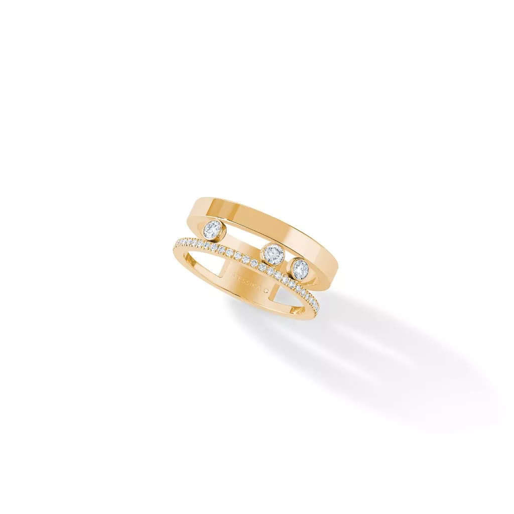 Anello Messika Move Romane in Oro Giallo