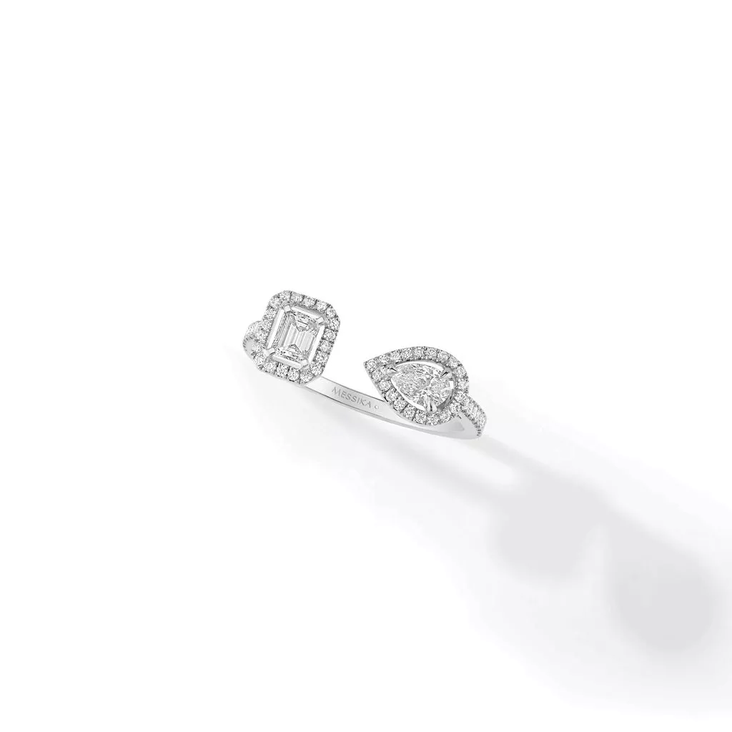 Anello Messika My Twin Toi & Moi in Oro Bianco