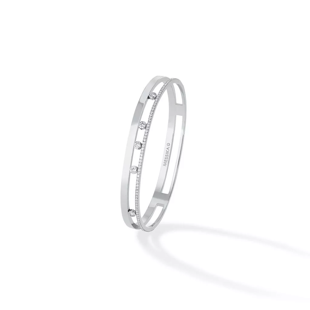 Bracciale Messika Move Romane in Oro Bianco
