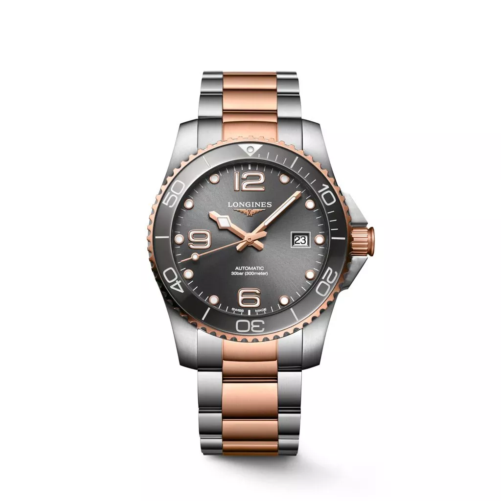 Orologio Longines HydroConquest in Acciaio e PVD Rosso