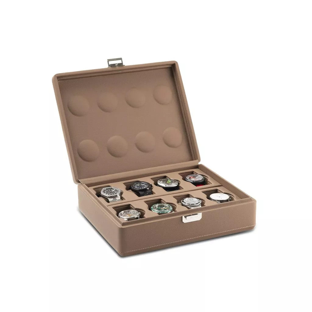 Astuccio Scatola del Tempo Valigetta 8 Compact colore Castagno