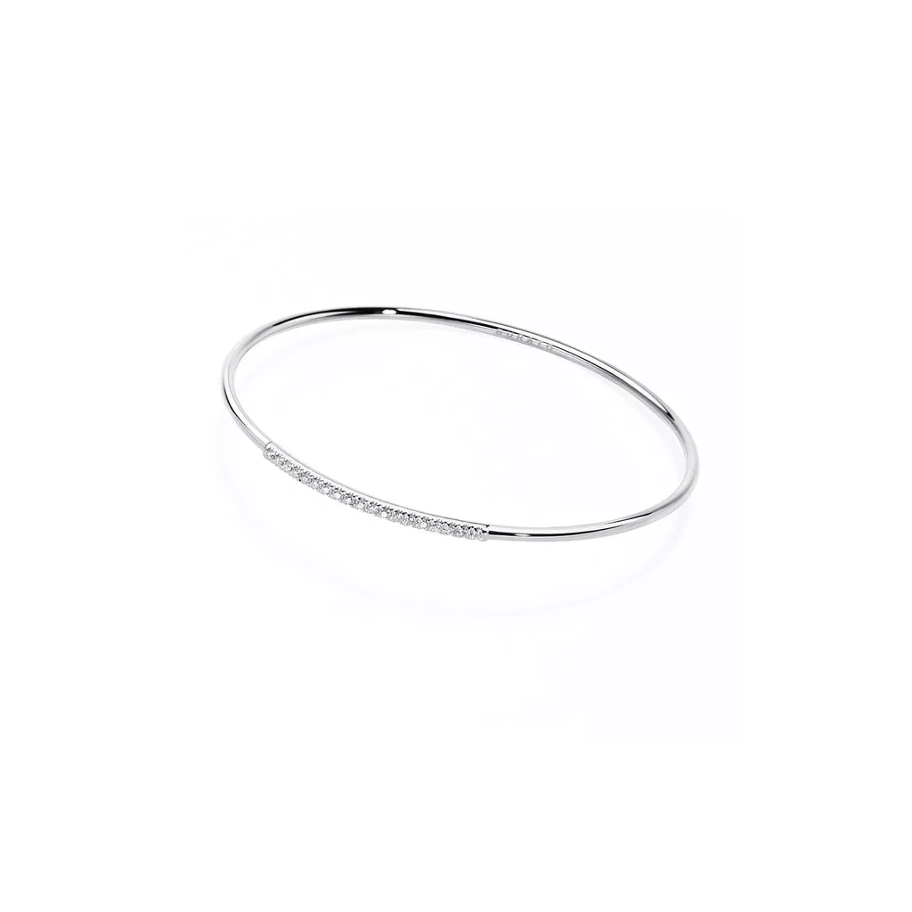 Bracciale Burato Linee ed Archi White Diamonds White Line