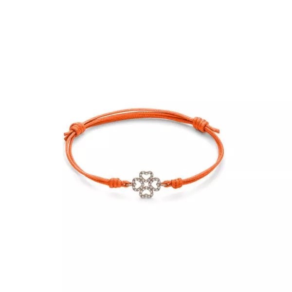 Bracciale Marco Gerbella con Quadrifoglio e Diamanti