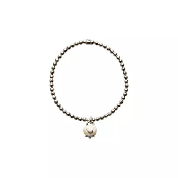 Bracciale Chantecler Et Voilà Campanelle in Argento con Smalto Bianco