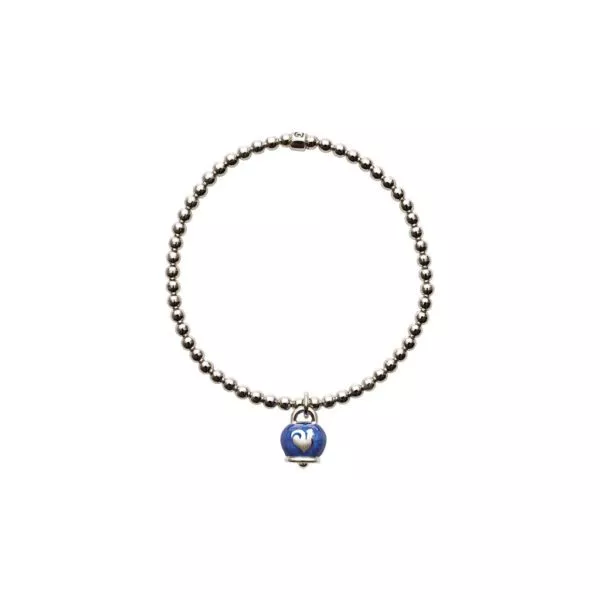 Bracciale Chantecler Et Voilà Campanelle in Argento con Smalto Blu
