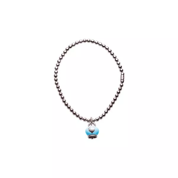 Bracciale Chantecler Et Voilà Campanelle in Argento con Smalto Turchese