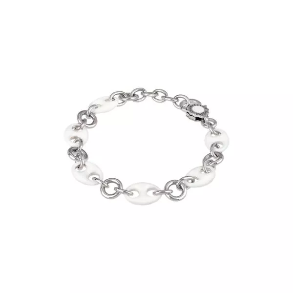 Bracciale Chantecler Et Voilà Capriness con Smalto Bianco