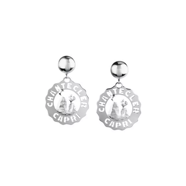 Orecchini Chantecler Et Voilà Logo Piccoli Faraglioni in Argento