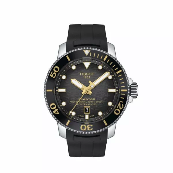 Orologio Tissot Seastar 2000 Professional Powermatic 80 con Quadrante Nero