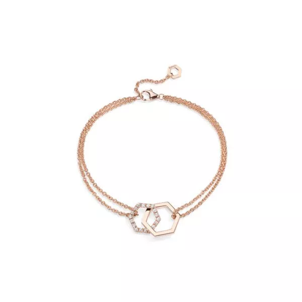 Bracciale Burato Amuleto Double Pink