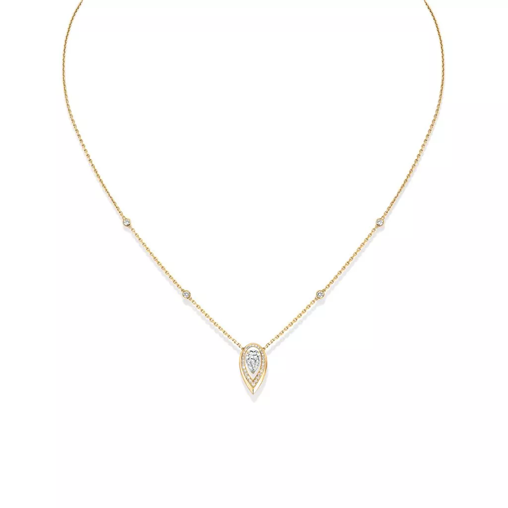 Collana Messika Fiery 0,25 ct in Oro Giallo