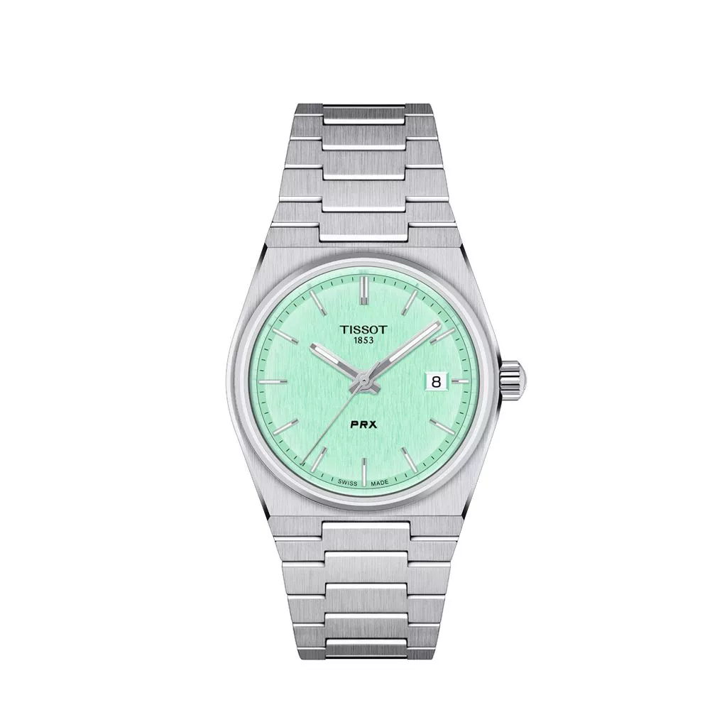 Orologio Tissot PRX 35 mm con Quadrante Verde Chiaro
