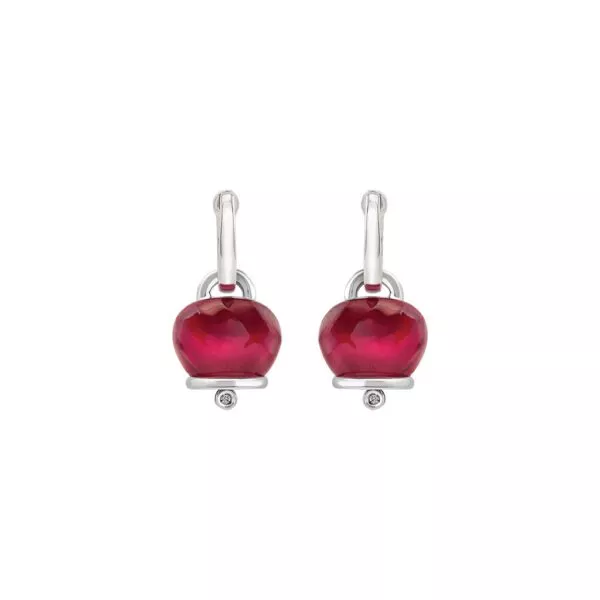 Orecchini Chantecler Et Voilà Campanella color Borgogna