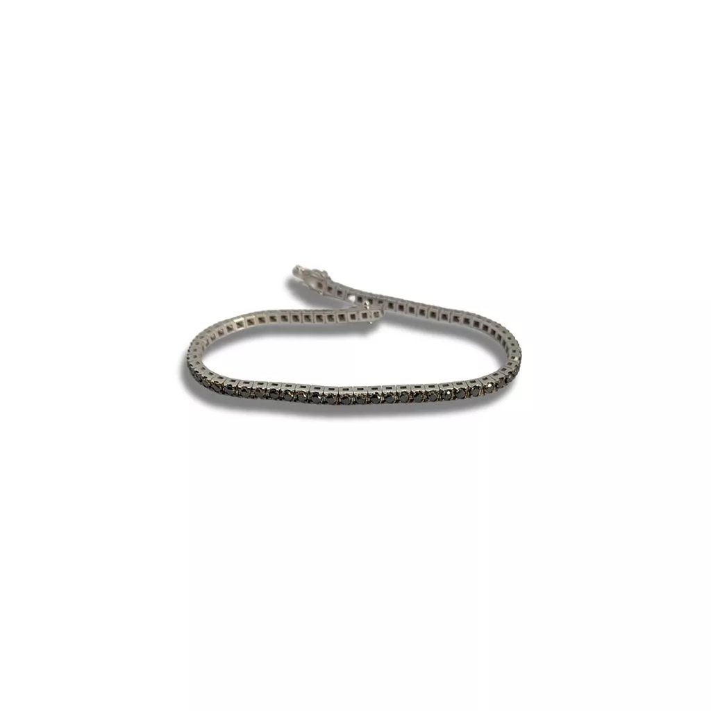 Bracciale Crivelli Tennis con Diamanti Black