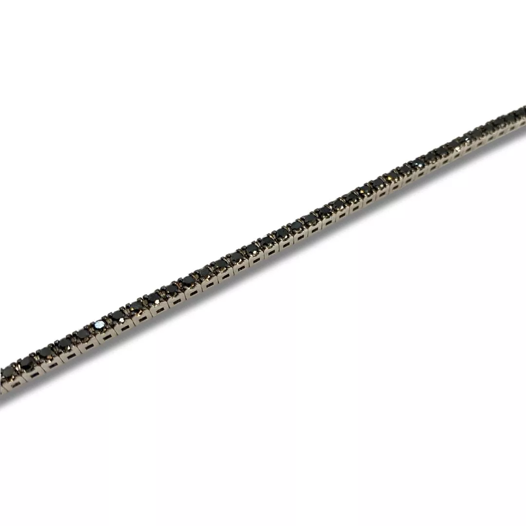 Bracciale Crivelli Tennis con Diamanti Black - immagine 2