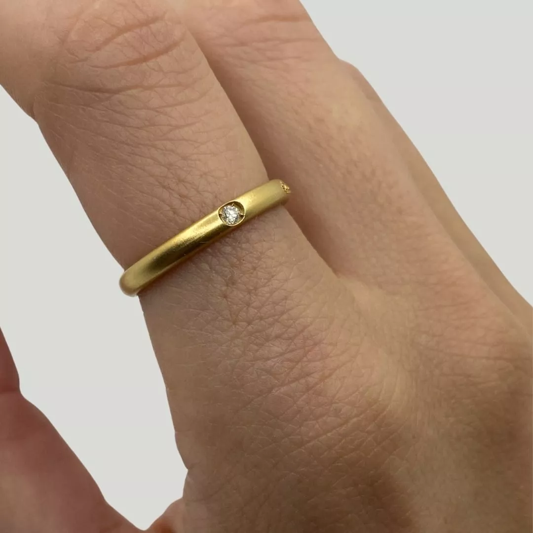 Anello Pomellato Lucciola in Oro Giallo Sabbiato - immagine 2