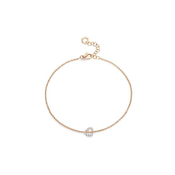 Bracciale Burato Con Amore con Cuore di Diamanti