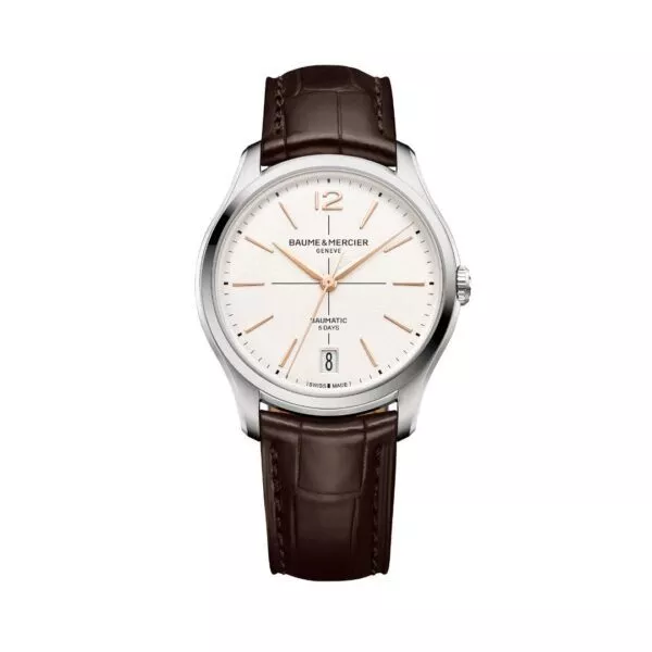 Orologio Baume & Mercier Clifton 10773 con Quadrante Bianco