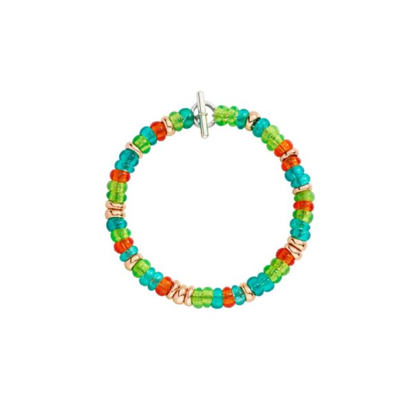 bracciale dodo argento dorato e plastica riciclata