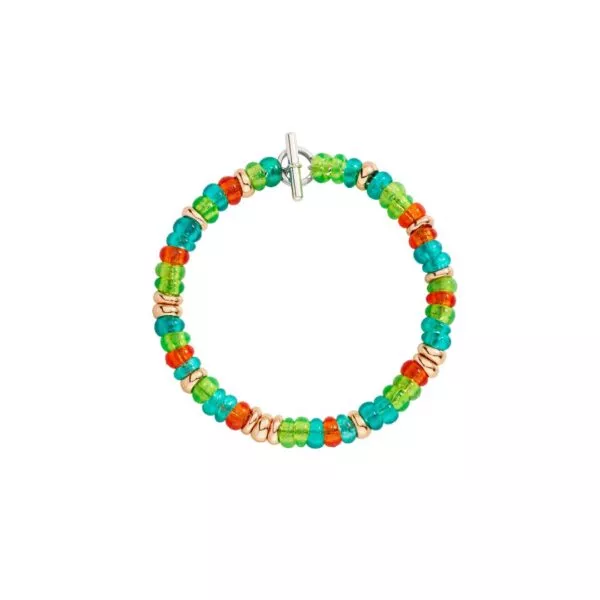 bracciale dodo argento dorato e plastica riciclata